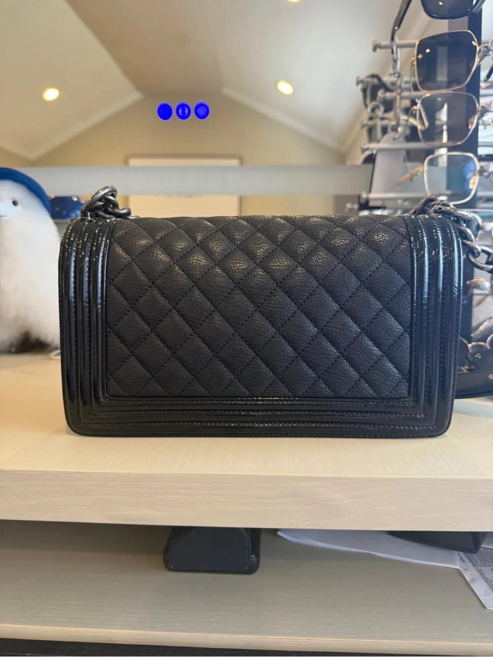 Chanel Old Medium goatskin boy